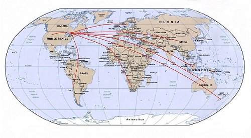 Worldwide export
